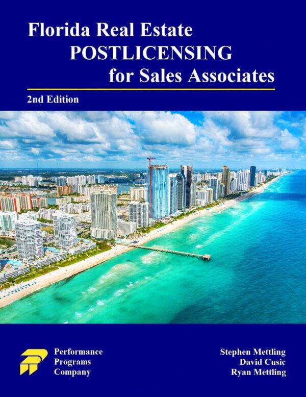 2. E-book Florida Real Estate Post licensing for Sales Associates